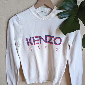 KENZO Paris embroidered logo sweater